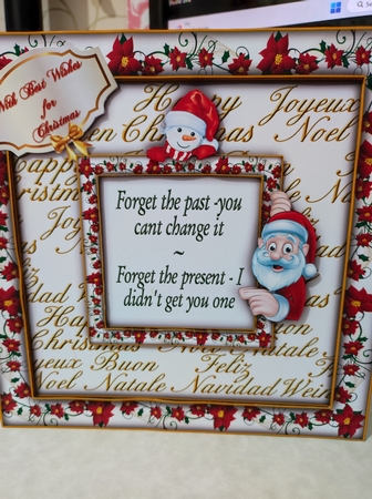 Merry Christmas - Forget the Present by marie nowell