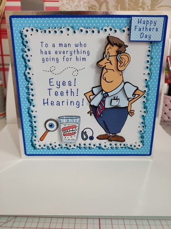 To A Man Who Has Everything Going For Him - Decoupage by marie nowell
