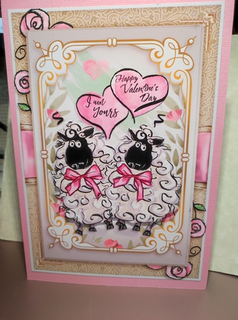 Valentine Sheep Card Front MiniKit-1 by marie nowell