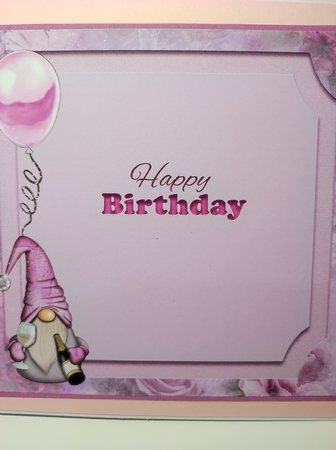 Cake And Bubbly Birthday Gnome Mini kit by marie nowell