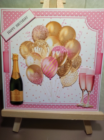 Celebration Balloons 6x6 by marie nowell