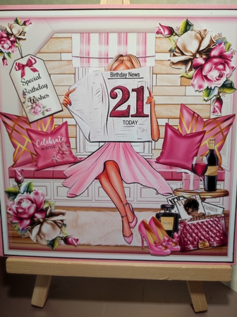 21st Birthday News Mini Page Kit by marie nowell