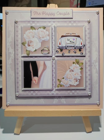Just Married - Square Layers Card Mini Kit by marie nowell