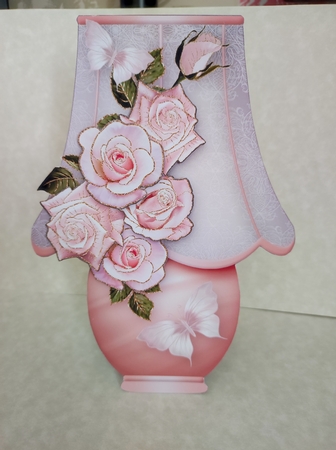 Blush Roses - Lamp Card Mini Kit by marie nowell