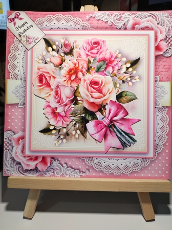 The Pink and Peach bouquet by marie nowell