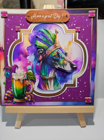 Mardi Gras Grey Hound Mini Kit by marie nowell