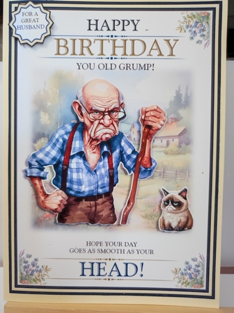 You Old Grump! (Male) by marie nowell