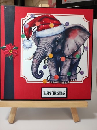 CHRISTMAS ELEPHANT by marie nowell