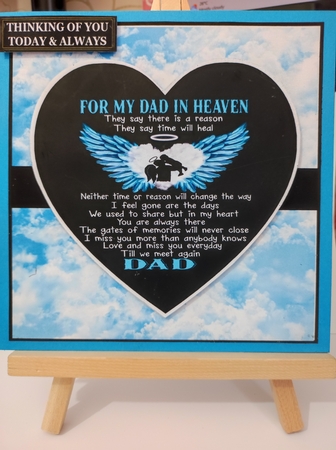 FATHERS DAY IN HEAVEN 3 by marie nowell