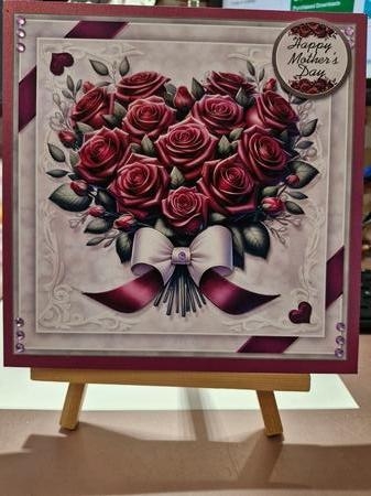 Heart Of Roses Card Front Bumper Kit by marie nowell