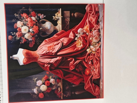 Elegant Frocks and Florals Red Mix 1 by marie nowell