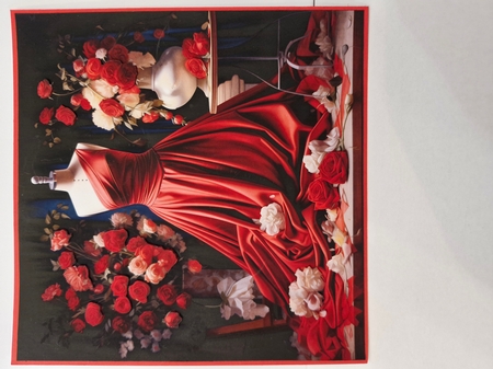 Elegant Frocks and Florals Red Mix 1 by marie nowell