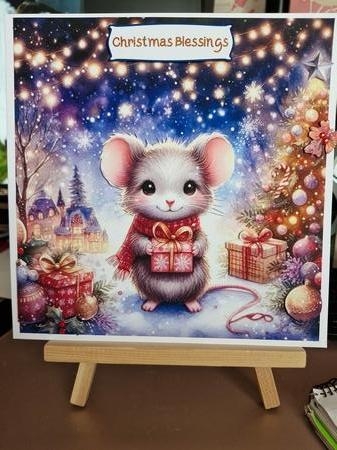 Christmas Gift For You Mouse by marie nowell