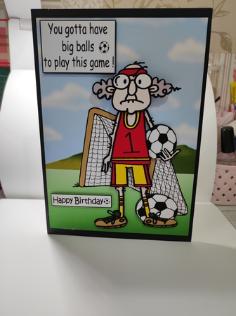 Gus Needs Big Balls, I Think That's Footballs by marie nowell
