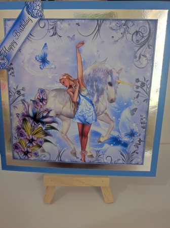 2xbeautiful Fantasy Unicorn Card Toppers by marie nowell