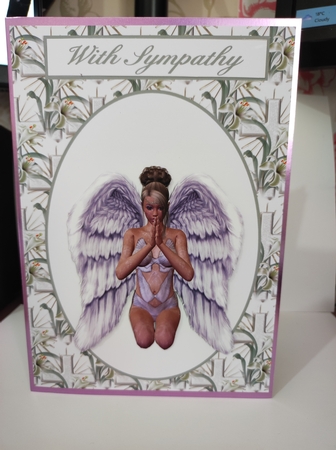 Looking Over Them Card Front by marie nowell