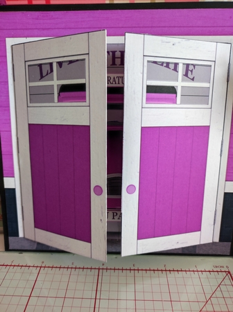Behind Garage Doors 5 by marie nowell
