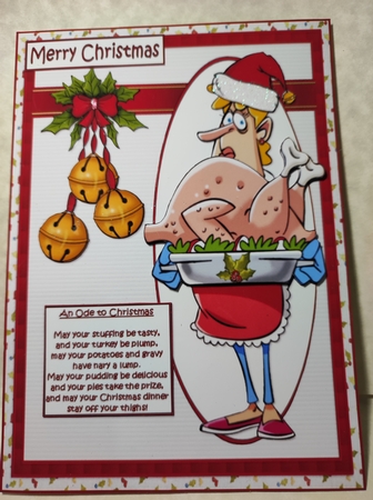 Carol Has an Ode to Christmas Quick Card by marie nowell