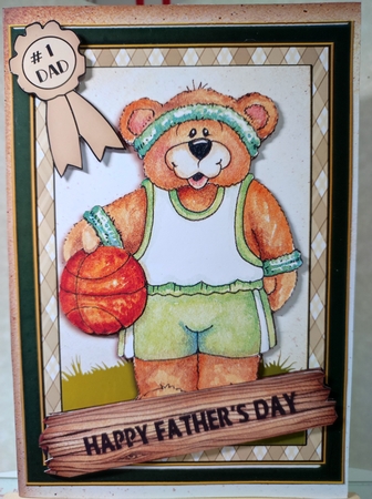 Papa Bears 6x8 Card Front Mini Kit 1 by marie nowell