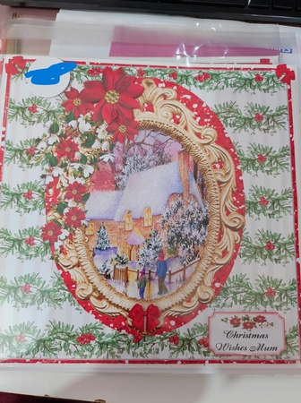 MUM & DAD CHRISTMAS MULTI SENTIMENT CHRISTMAS SCENE 2 by marie nowell