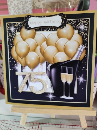 Gold Balloons 75 by marie nowell