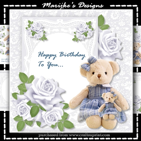 Designer Resource Teddy Bear Bundle  by Marijke Kok
