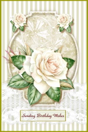 Floral Elegance Toppers by Marijke Kok