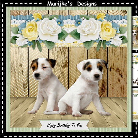 Dog Portraits 7 by Marijke Kok