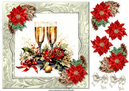 Festive arrangements 8 by Marijke Kok