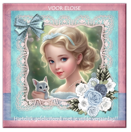 My  Llittle Princess Quick Card by Marijke Kok