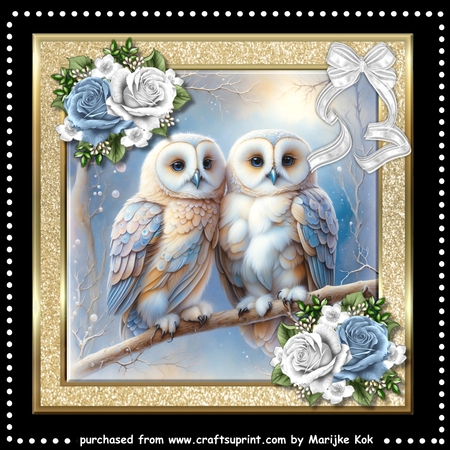 Fluffy Owls by Marijke Kok