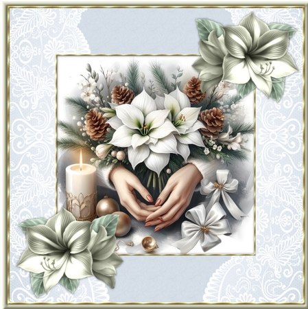 Beautiful Christmas Bouquet by Marijke Kok