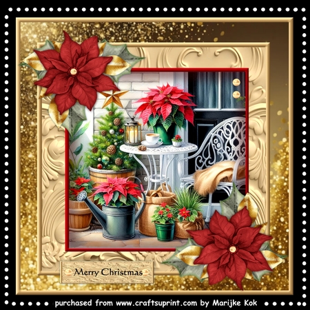 Christmas Terrace by Marijke Kok