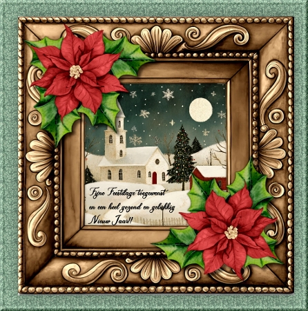 Quick Card  Christmas Eve by Marijke Kok