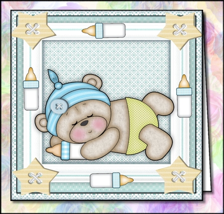 Sweet Baby Boy Bears by Marijke Kok