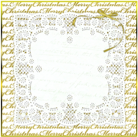 12x12 Designer Resources Christmas-themed words with Gold Foil Effect by Marijke Kok