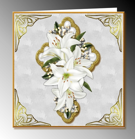GOLD AND PEARL CROSSES ~ CLIPART EMBELLISHMENTS by Marijke Kok