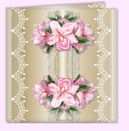 Lace background mat dolly designer resource  by Marijke Kok