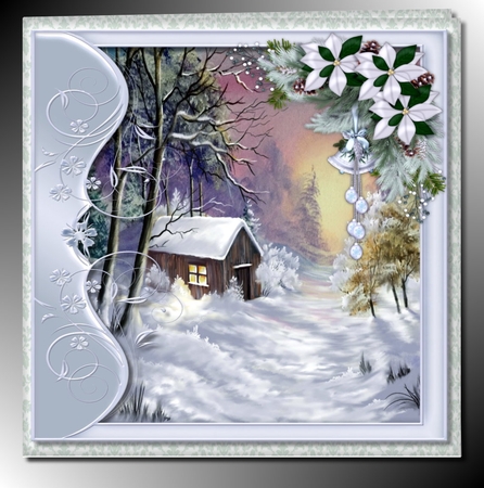 Cabin in the Woods Original Art, Designer Resource by Marijke Kok