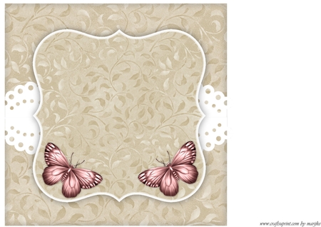 Natural Leaf Design 8x8 Mat/Layer by Marijke Kok