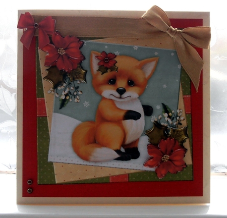 Happy Christmas Foxy by Marijke Kok