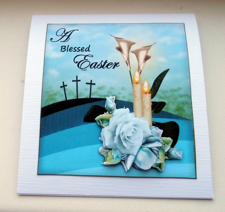 Mini Card   Blessed Easter by Marijke Kok