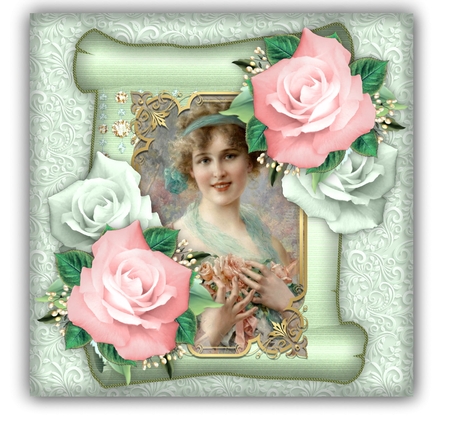 VINTAGE PORTRAIT TOPPERS by Marijke Kok