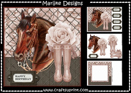 Victorian Horse Scraps Set One For Card Making Scrapbooking & Paper Crafts CU/PU PNG by Marijke Kok