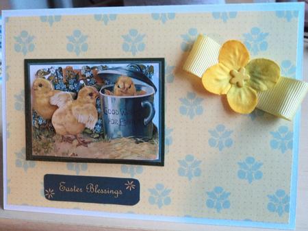 Easter Chicks Decoupage by Marijke Kok