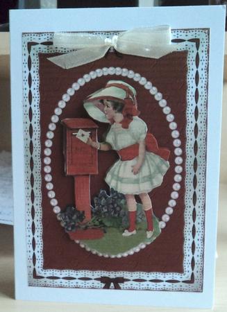 Vintage Valentine with Decoupage by Marijke Kok