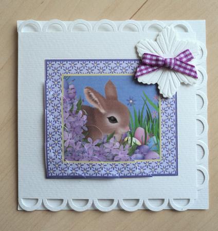 Easter Bunny Stacker Card by Marijke Kok