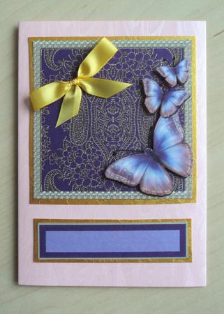 Butterfly Dreams Topper (purple) by Marijke Kok