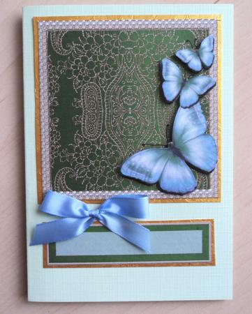 Butterfly Dreams Topper (green) by Marijke Kok