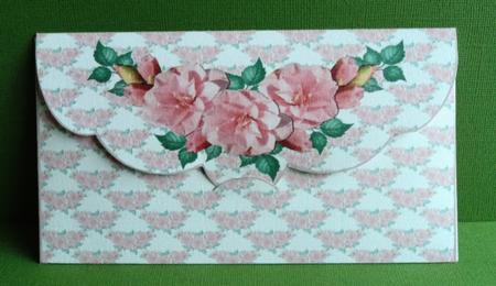 Gift Envelope/money Wallet - Ladies - Floral - Camelias by Marijke Kok
